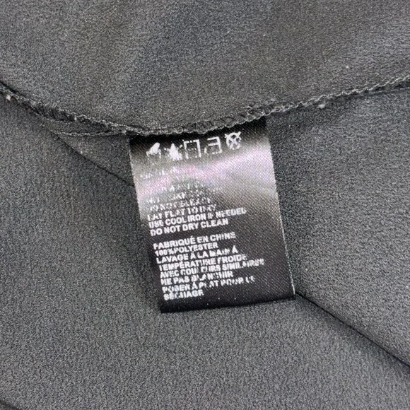 Paper Crane Black Sleeveless Halter Top - Size L - Picture 5 of 5